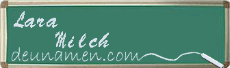 Lara Milch Visitenkarte